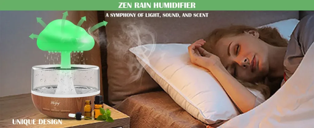 Jainchan Rain Cloud Humidiier, trending product 2024, aroma diffuse, oil diffuser, home fresher