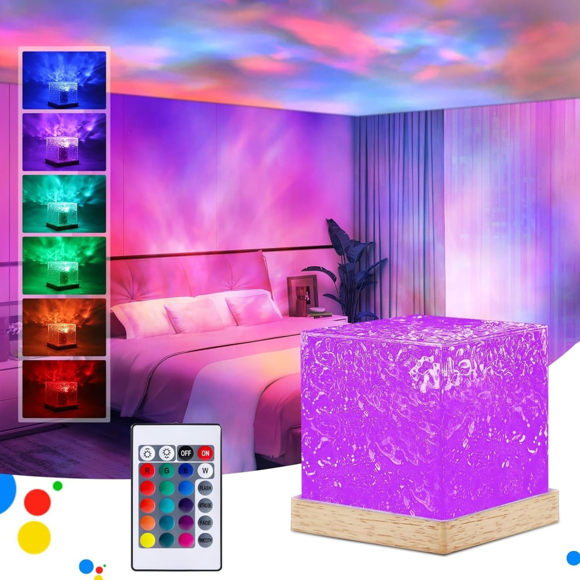 Jainchan Ocean Wave Projector Lamp Light Best Diwali Gift 2024