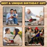 Jainchan Happy Birthday Musical Greeting card for gifting on Birthday to girlfriend, boyfriend, mom, dad, sister, brother, papa, father, mother, flying butterfly greeting card.